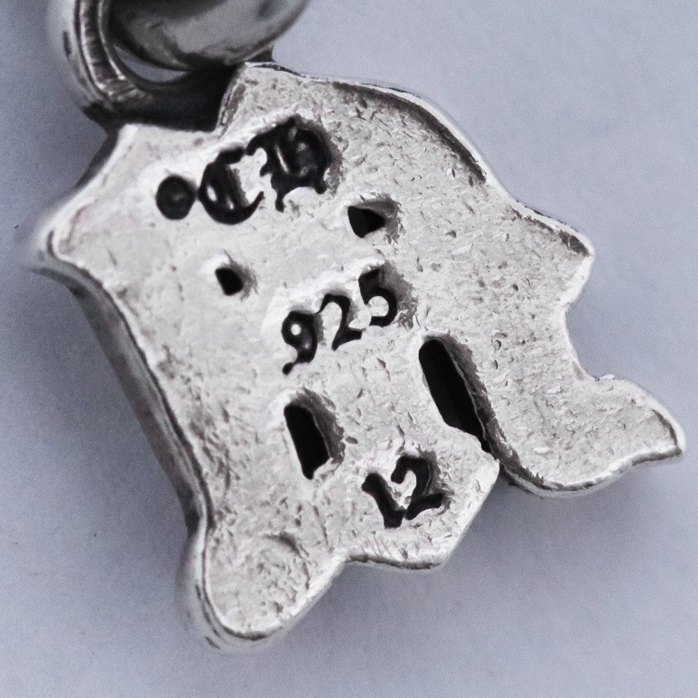 Chrome Hearts Stack Alphabet M Silver Charm Size F