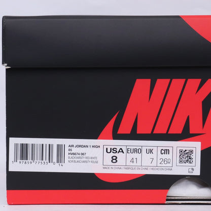 NIKE Air Jordan 1 High 85 "Bred" Sneakers Size 26cm