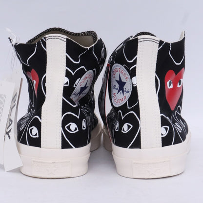 PLAY COMME des GARCONS Chuck Taylor Sneakers Black Size 27cm