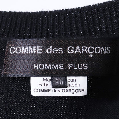 COMME des GARCONS HOMME PLUS 25AW Worsted Knit Black Size XL