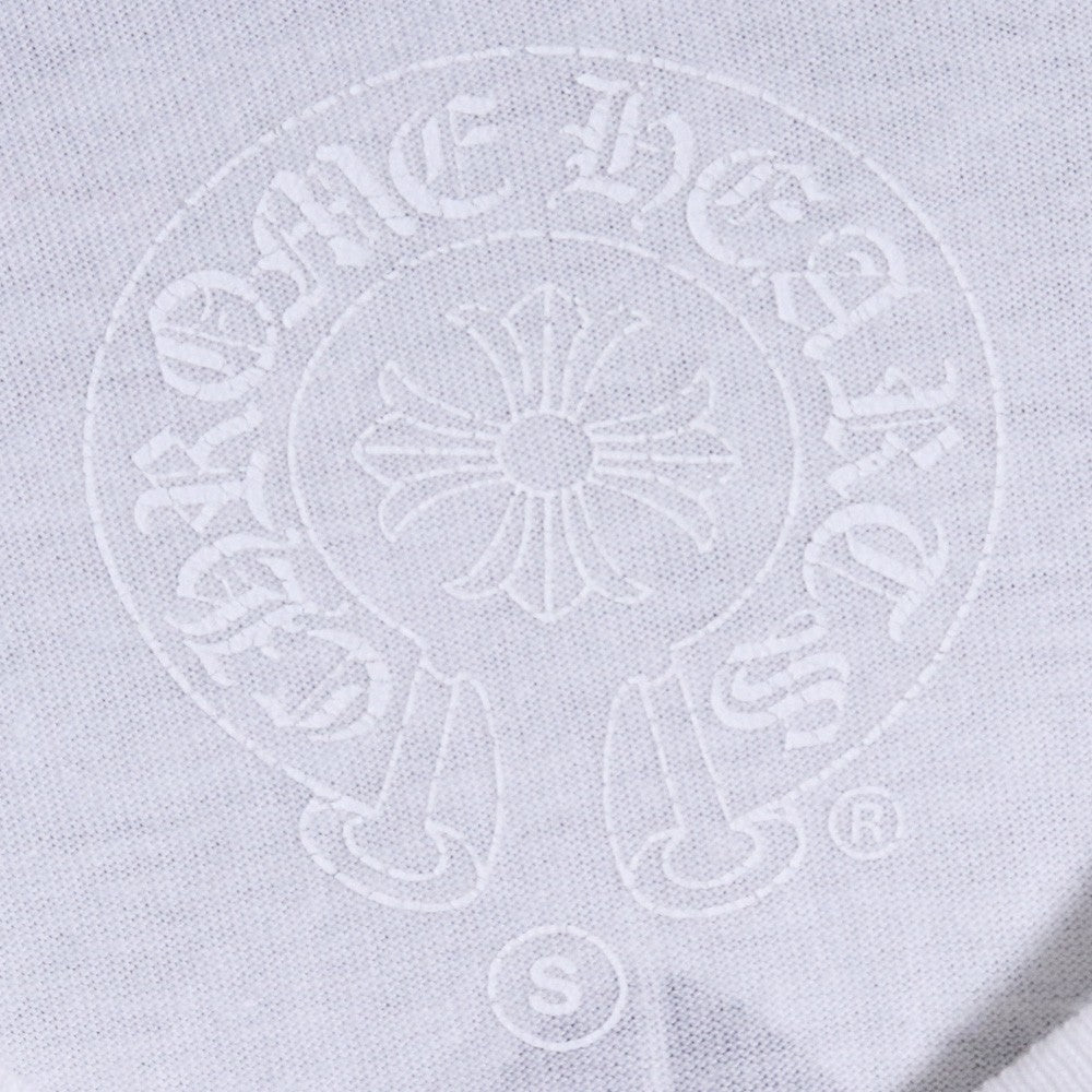 CHROME HEARTS BS Fleur Logo Print T-Shirt White Size S
