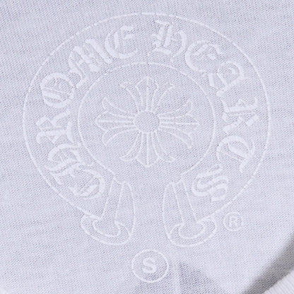 CHROME HEARTS BS Fleur Logo Print T-Shirt White Size S