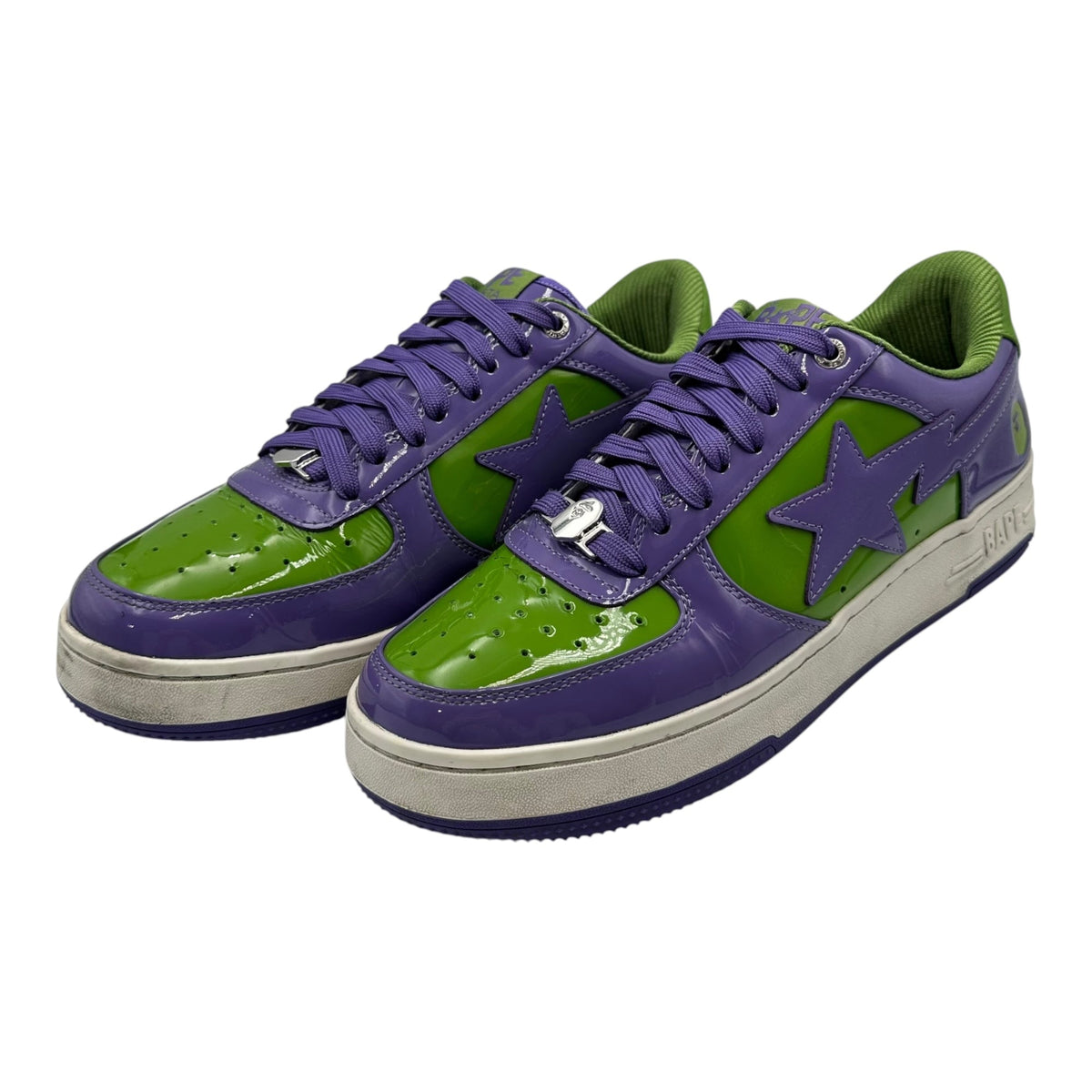 A BATHING APE Patent Bape Sta Sneakers Multi Size 9.5