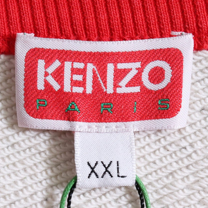 KENZO 23SS Logo Print Crewneck Sweatshirt Grey Size XXL