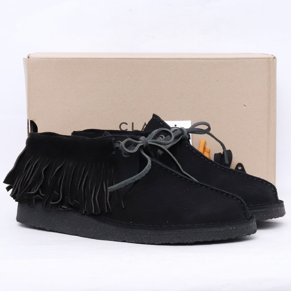 CLARKS × RECOGNIZE Fringe Desert Slip-Ons Black Size UK9