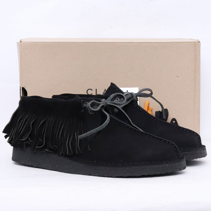 CLARKS × RECOGNIZE Fringe Desert Slip-Ons Black Size UK9