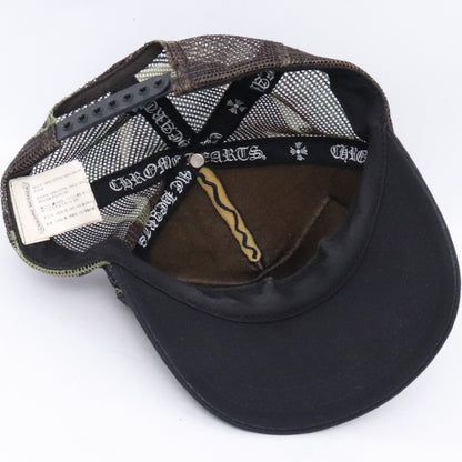 CHROME HEARTS CH Trucker Cap Black Camo Size F