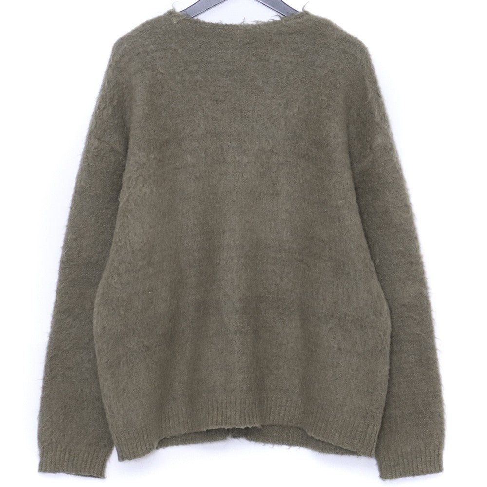 SAINT MICHAEL 24AW Mohair Cardigan Khaki Size L