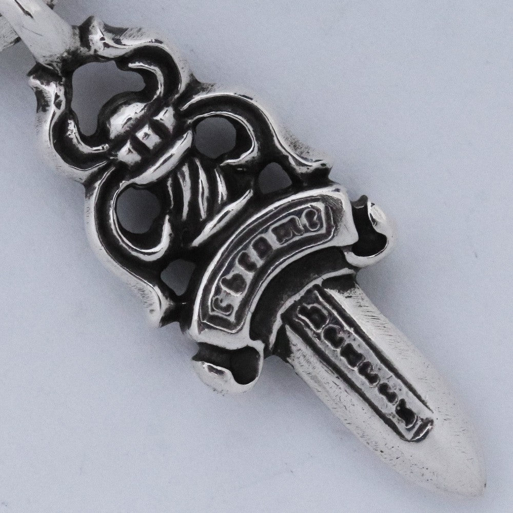 CHROME HEARTS #5 Dagger Charm Silver Size F