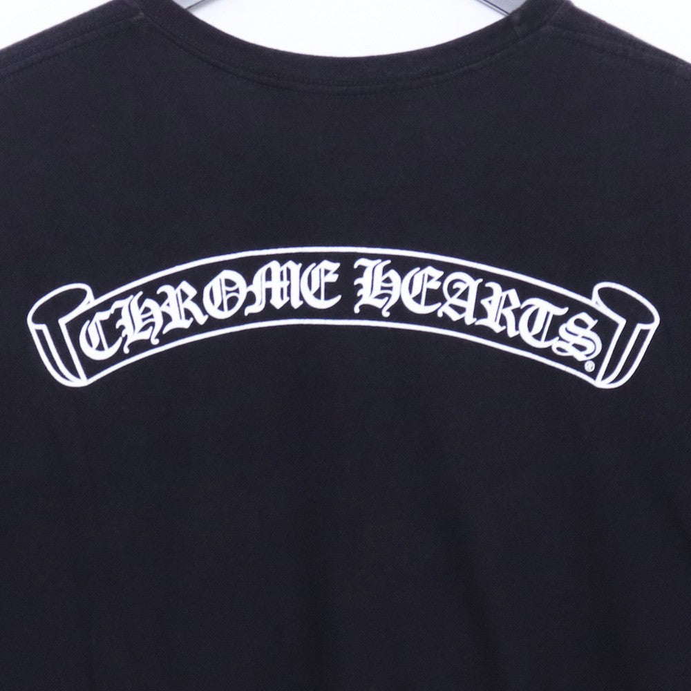 CHROME HEARTS Back Scroll Horseshoe T-Shirt Black Size M