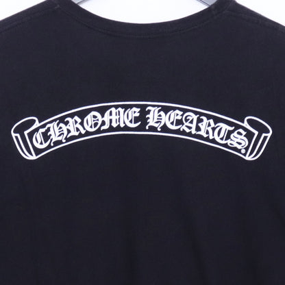 CHROME HEARTS Back Scroll Horseshoe T-Shirt Black Size M