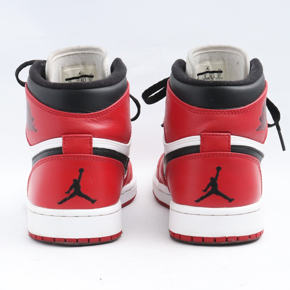 NIKE 2013 Air Jordan 1 Retro High Chicago Sneakers Size 27cm