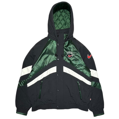 SUPREME x Nike 19SS Hooded Nylon Jacket Black Size S