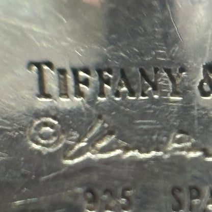 TIFFANY & CO. Elsa Peretti Curved Heart Bracelet Silver