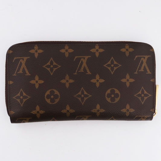LOUIS VUITTON Monogram Zippy Wallet Brown Size F