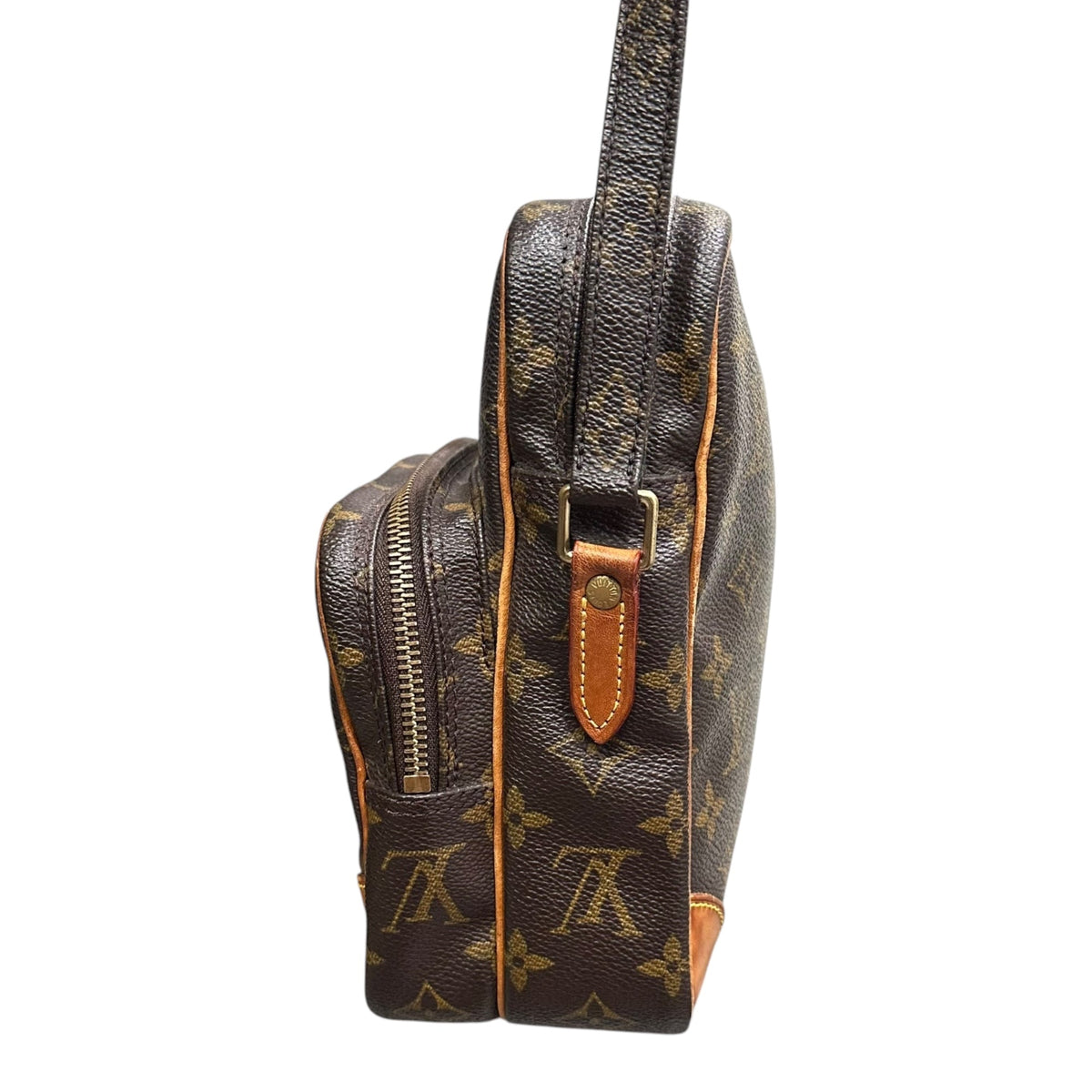 LOUIS VUITTON 2000s Amazon Monogram Shoulder Bag Brown