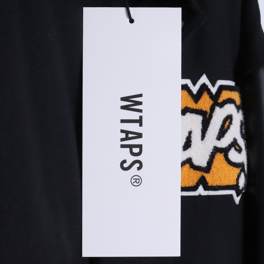 WTAPS New Year's Limited Melton Varsity Jacket Black Size 03