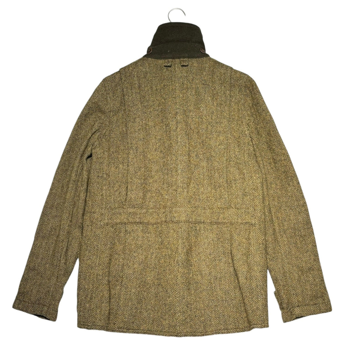 RRL Herringbone Wool Hunting Jacket Brown Size 3