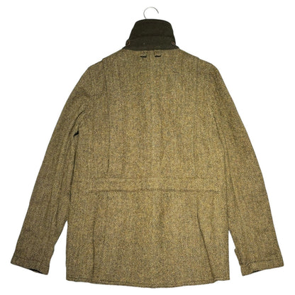 RRL Herringbone Wool Hunting Jacket Brown Size 3