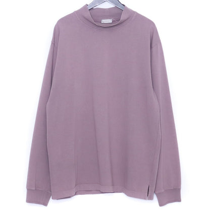 DIOR HOMM Purple Logo Mock Neck Long Sleeve T-Shirt Size XL