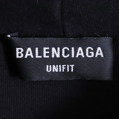 Balenciaga CAPS Destroyed Hoodie Black 21SS Size XS