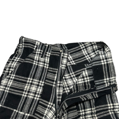 no future 90's Anarchy Check Pants Black/White Size S