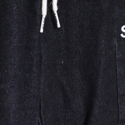 SAPEUR Denim Track Pants Black Size XL