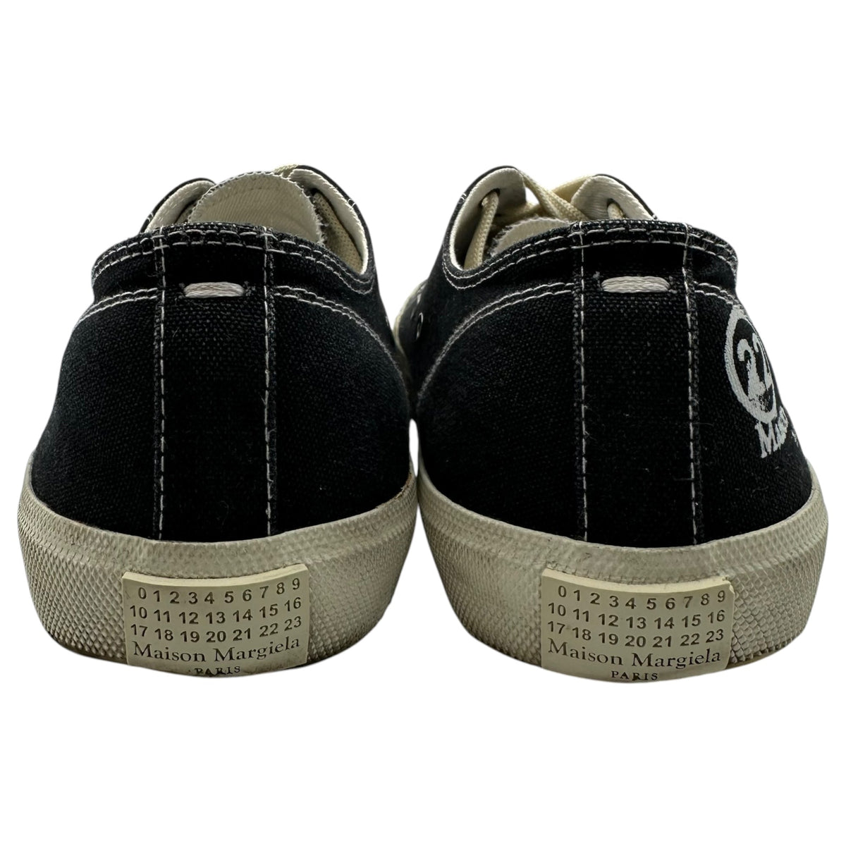 MAISON MARGIELA Tabi Canvas Sneakers Black Size EU 40