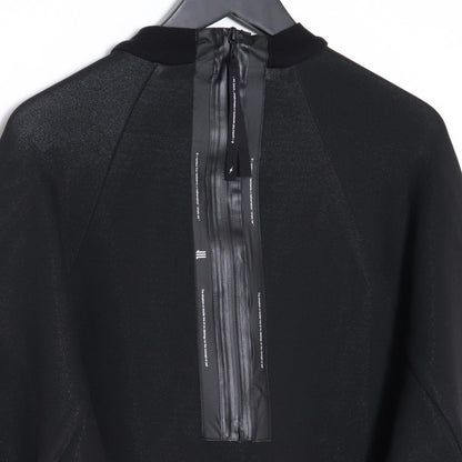 NILOS Back Zip Pullover Hoodie Black Size 2