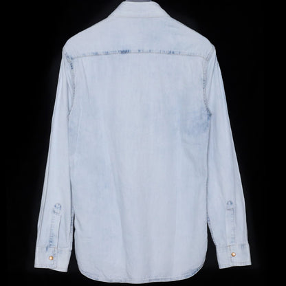 Jil Sander 19SS Blue Western Denim Shirt Size S