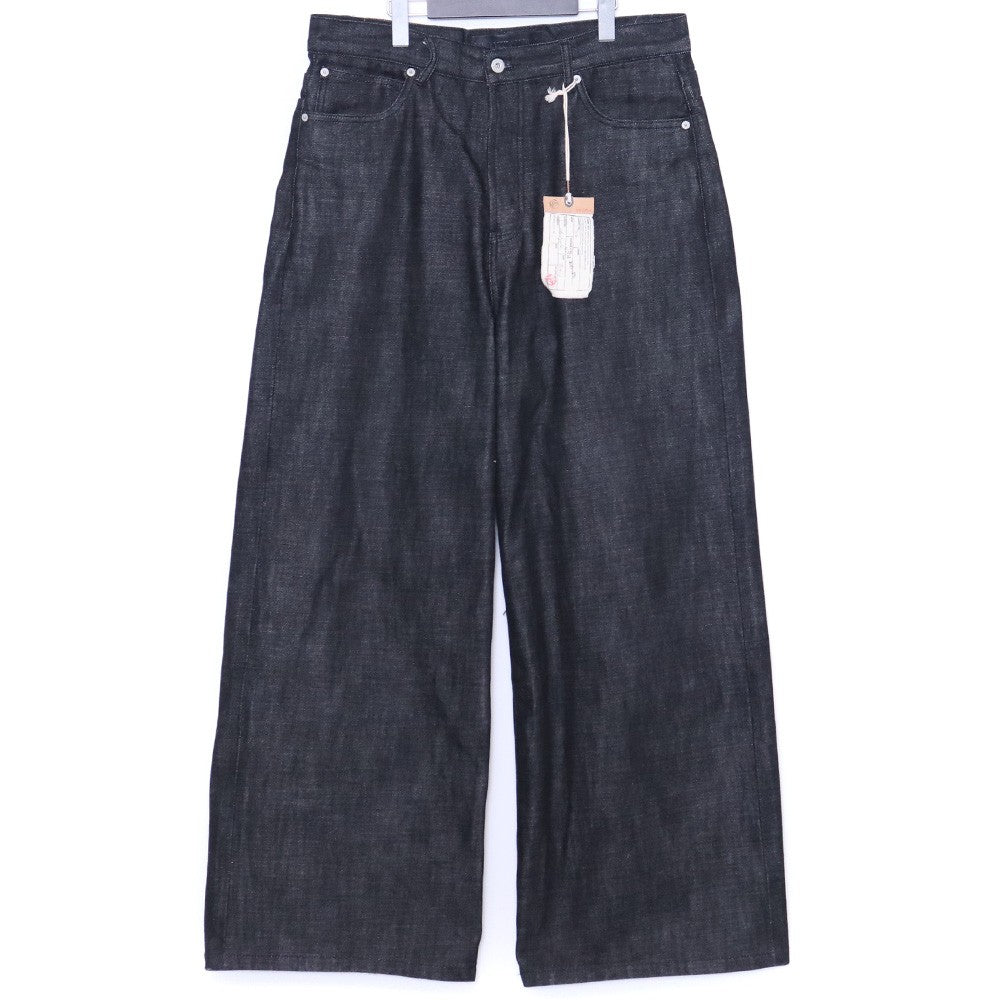 No Faith Studios ULTRA LOOSE FIT JAPANESE DENIM Black Size L