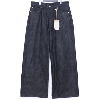 No Faith Studios ULTRA LOOSE FIT JAPANESE DENIM Black Size L