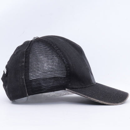 CHROME HEARTS BS Fleur Baseball Cap Black Size ONE SIZE