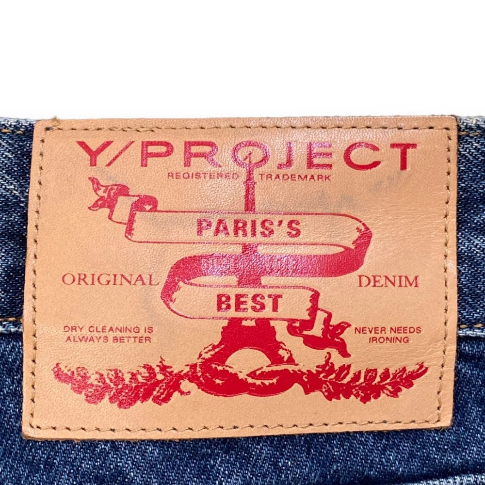 Y/PROJECT 20AW Ruffle Pocket Jeans Indigo Size S