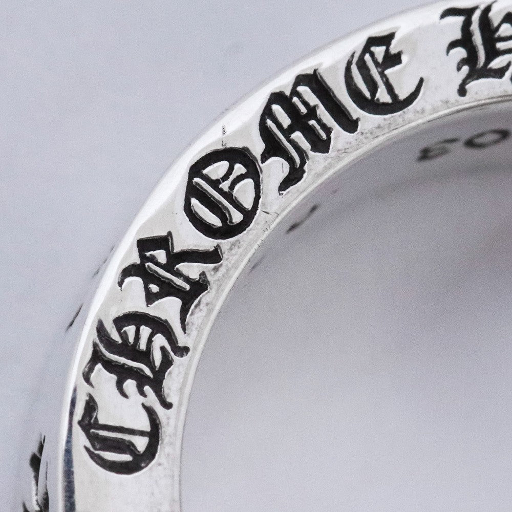 CHROME HEARTS 6mm Spacer Forever Ring Silver Size JP 16.5