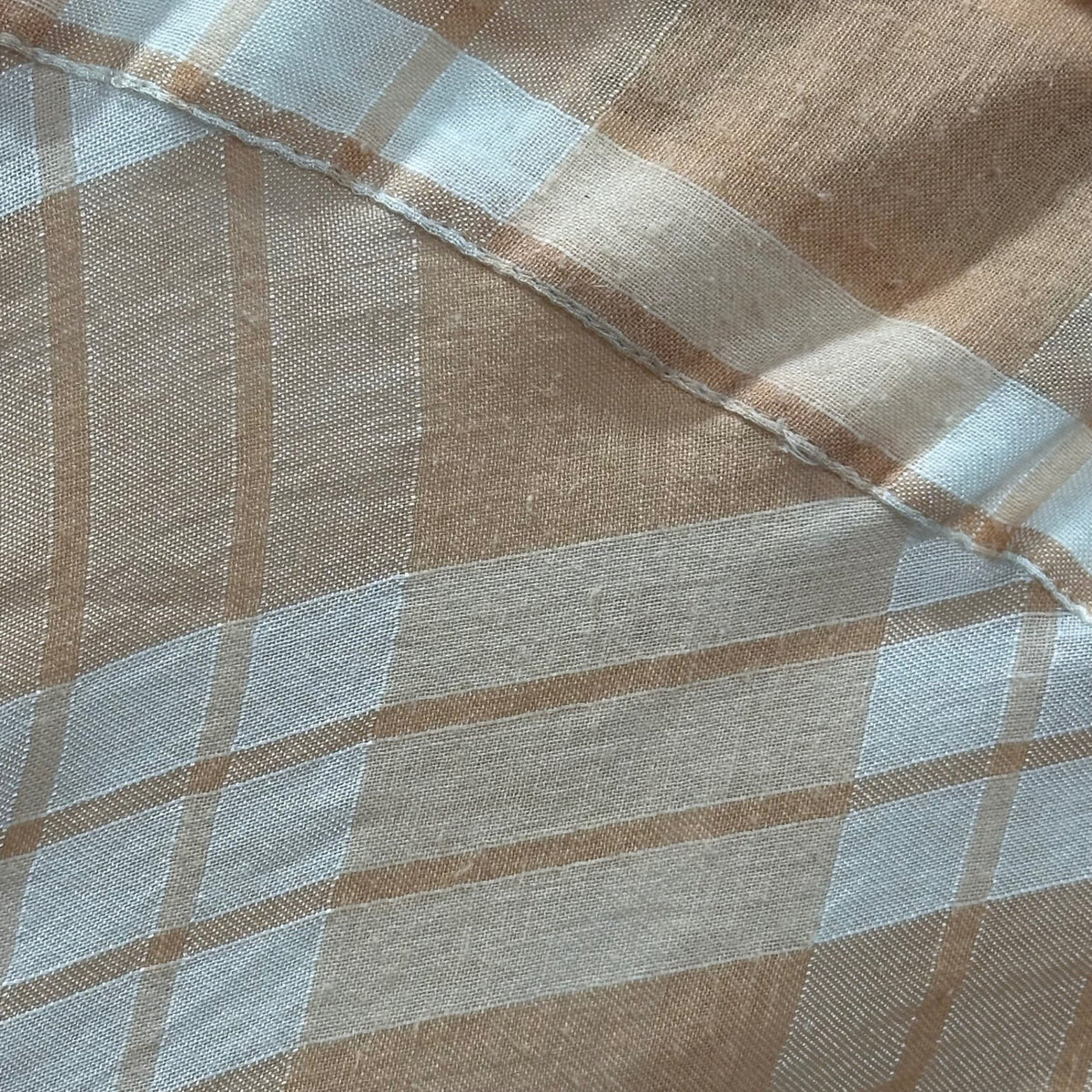 COMME des GARCONS FRANCE 80s Asymmetrical Check Shirt Size S
