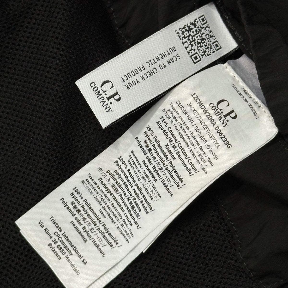 C.P.COMPANY 22SS Garment-Dyed 50 Goggle Jacket Size 48