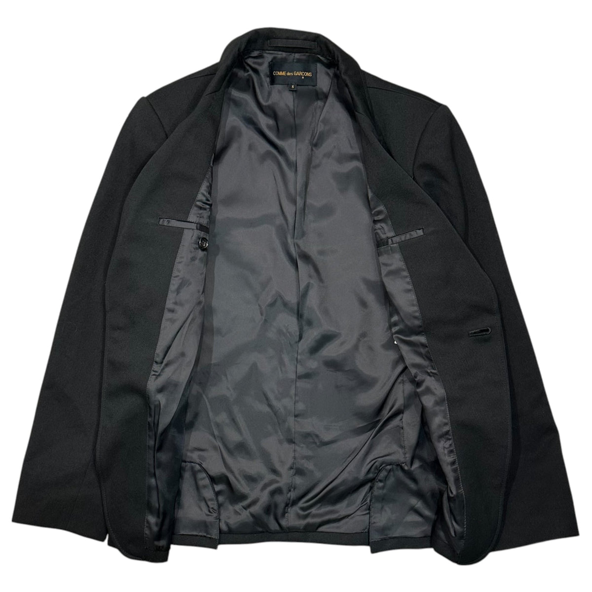 COMME des GARCONS 00AW Lip Print Jacket Black Size S