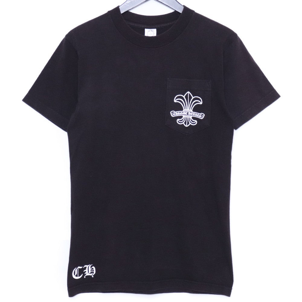CHROME HEARTS OLD SS BS Fleur Circle T-Shirt Black Size S