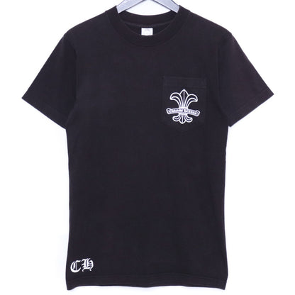 CHROME HEARTS OLD SS BS Fleur Circle T-Shirt Black Size S