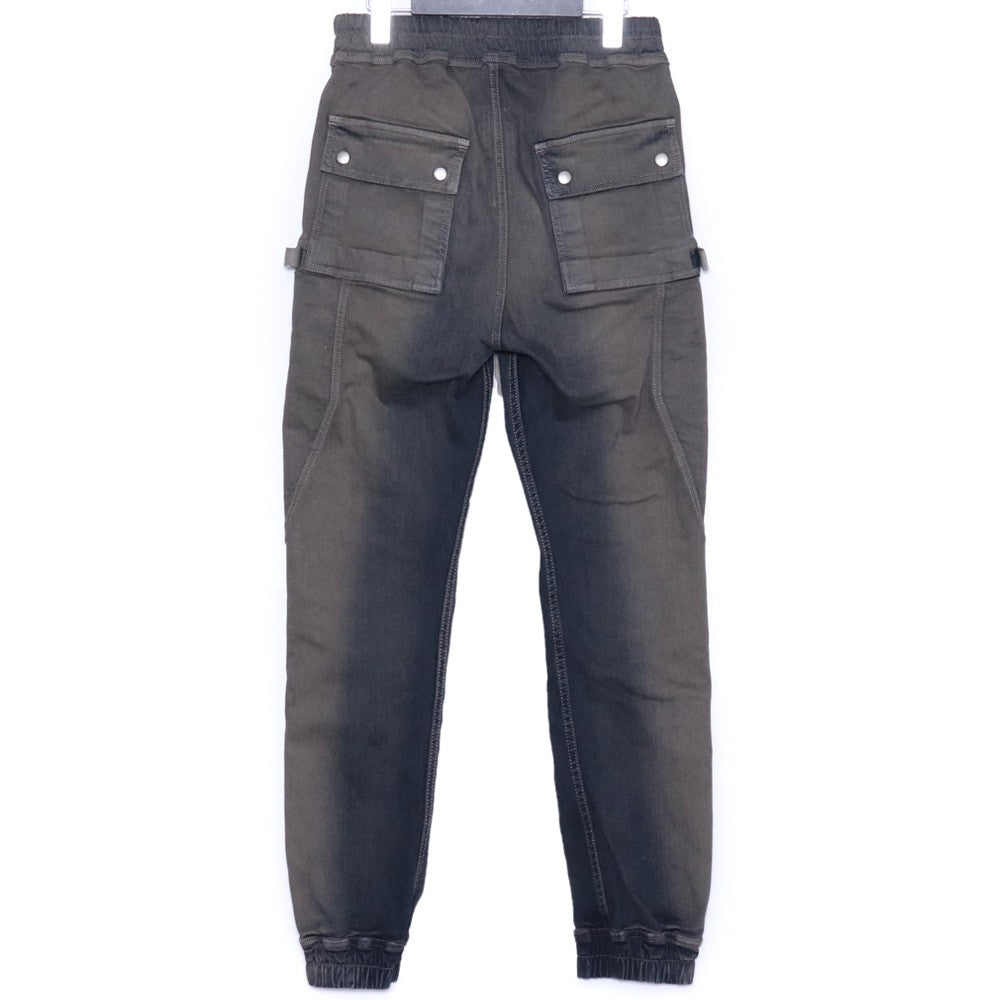 RICK OWENS 25AW Bauhaus Cargo Denim Jeans Dark Dust Size 46