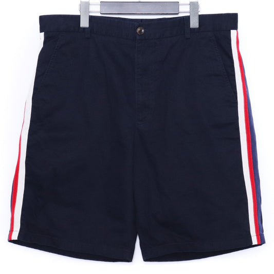 Gucci Tricolor Cotton Navy Shorts Pants Size 50