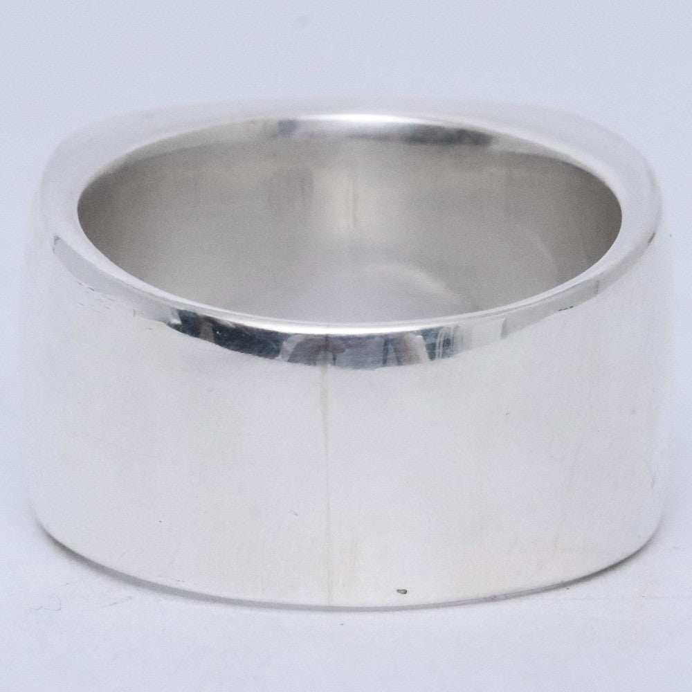 TOZAOU Father Silver999 Signature Ring Size ONE SIZE