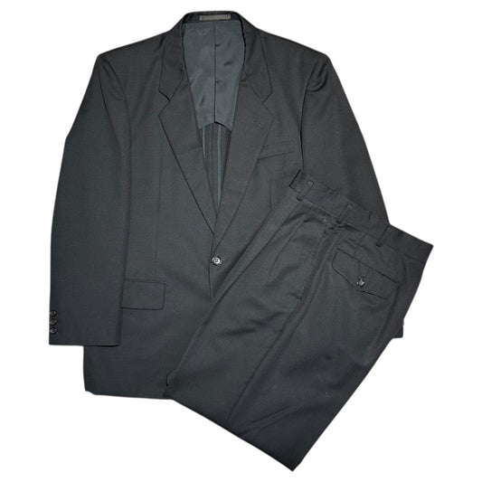 COMME des GARCONS HOMME 89AW Mohair Wool Suit Black Jacket Size S