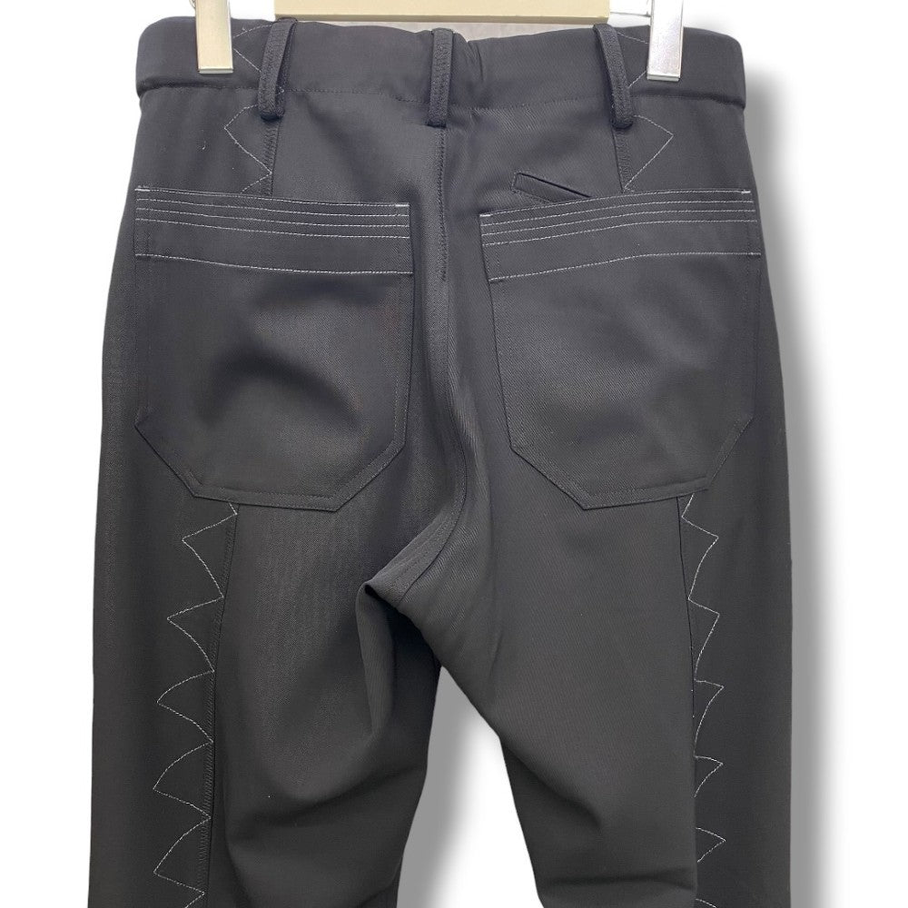 KIKO KOSTADINOV 24AW Stitched Trousers Black Size 44