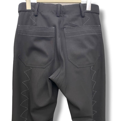 KIKO KOSTADINOV 24AW Stitched Trousers Black Size 44