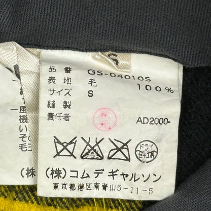 COMME des GARCONS 00AW Tartan Check Skirt Multi Size S