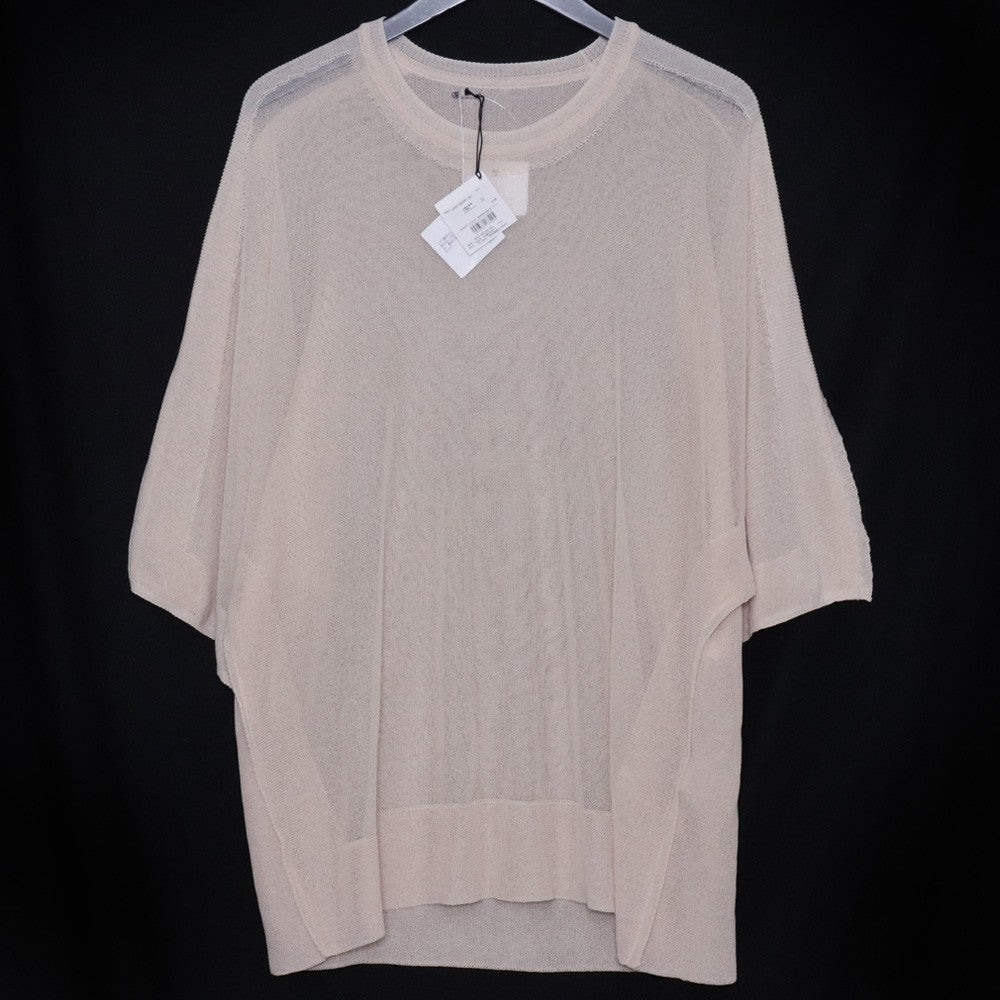 HOMME PLISSE ISSEY MIYAKE WASHI T-Shirt Beige Free Size