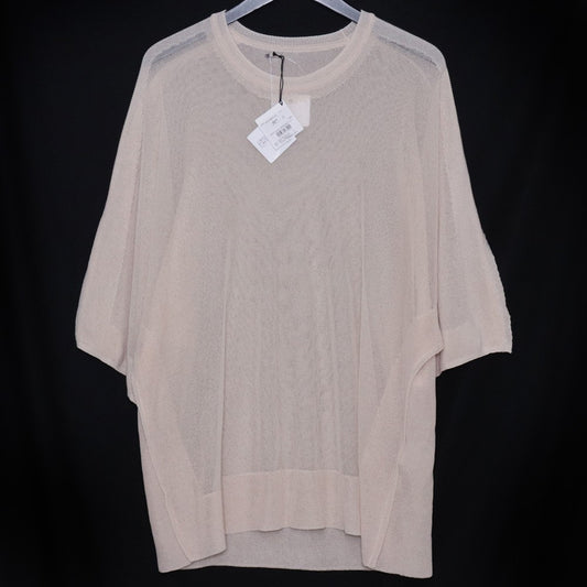HOMME PLISSE ISSEY MIYAKE WASHI T-Shirt Beige Free Size