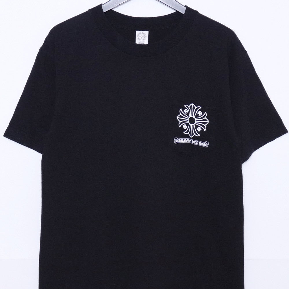 CHROME HEARTS Old Back CH Plus Logo T-Shirt Black Size M